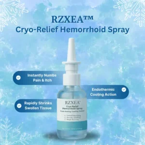 ❄️ Instant Cryo-Relief Spray | Shrink Swelling, Stop the Burn & Sit Comfortably in Seconds! 🏆RZXEA™ Cryo-Relief Hemorrhoid Spray
