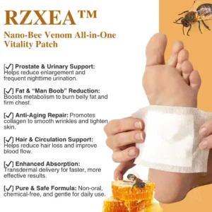 🚨 Stocks Are Running Low.| RZXEA™ Nano-Bee Venom All-in-One Vitality Patch