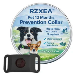 RZXEA™ 12-Month Natural Prevention Collar 🌿 Vet-Grade Plant Formula | Flea & Tick Defense