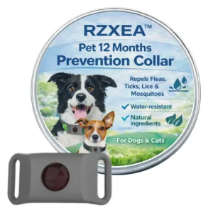 RZXEA™ 12-Month Natural Prevention Collar 🌿 Vet-Grade Plant Formula | Flea & Tick Defense