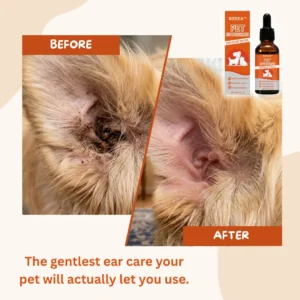🐾 Stop the Scratching, Soothe the Ears | RZXEA™ Pet Hypochlorous Ear Relief Drops