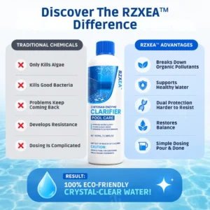 🏊♂️ Swim-Ready by Tomorrow! | ✨ 24-Hour Water Magic! | RZXEA™ Chitosan Enzyme Clarifier