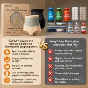 RZXEA™ 2026 8-in-1 Moringa & Berberine Thermogenic Sculpting Shorts🔥 30-Minute No-Sweat Routine